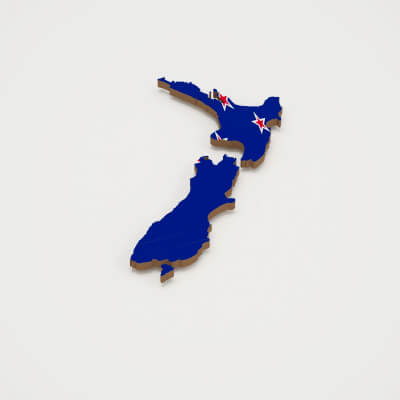 New Zealand map