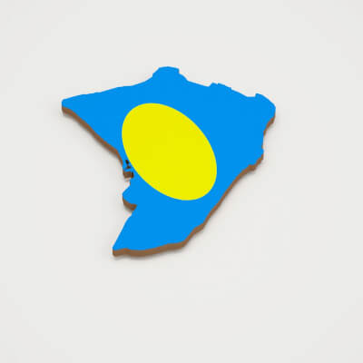 Palau 3D Map