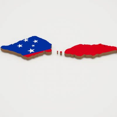 Samoa 3d map