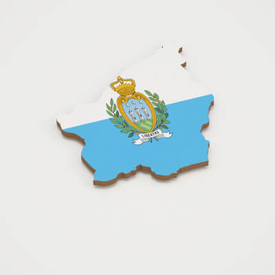 San Marino map