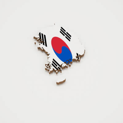 South Korea map