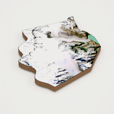 Southern Patagonian Ice Field Realistic 3D Terrain Map