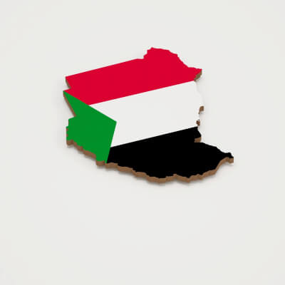 Sudan 3D Map