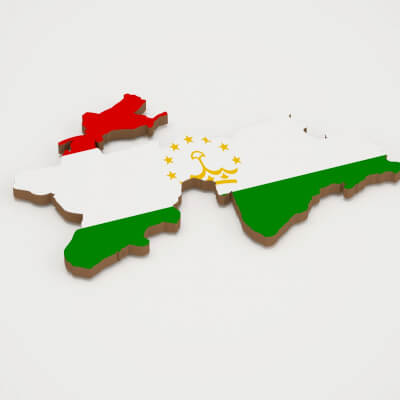 Tajikistan 3D Map