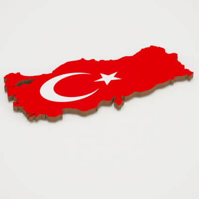 Turkey 3D Map