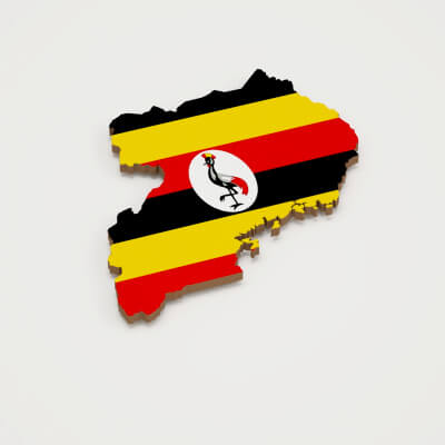 Uganda 3D Map