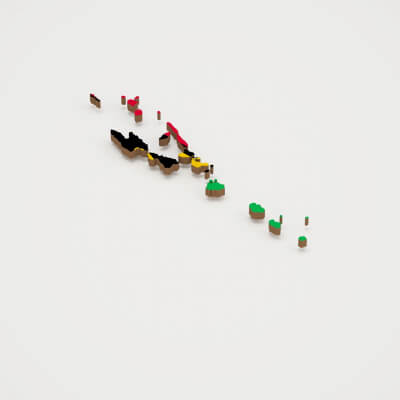 Vanuatu 3D Map