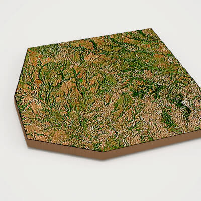 Vatican Realistic 3d Terrain Map