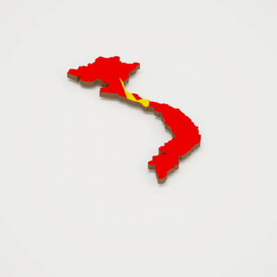Vietnam 3D Map