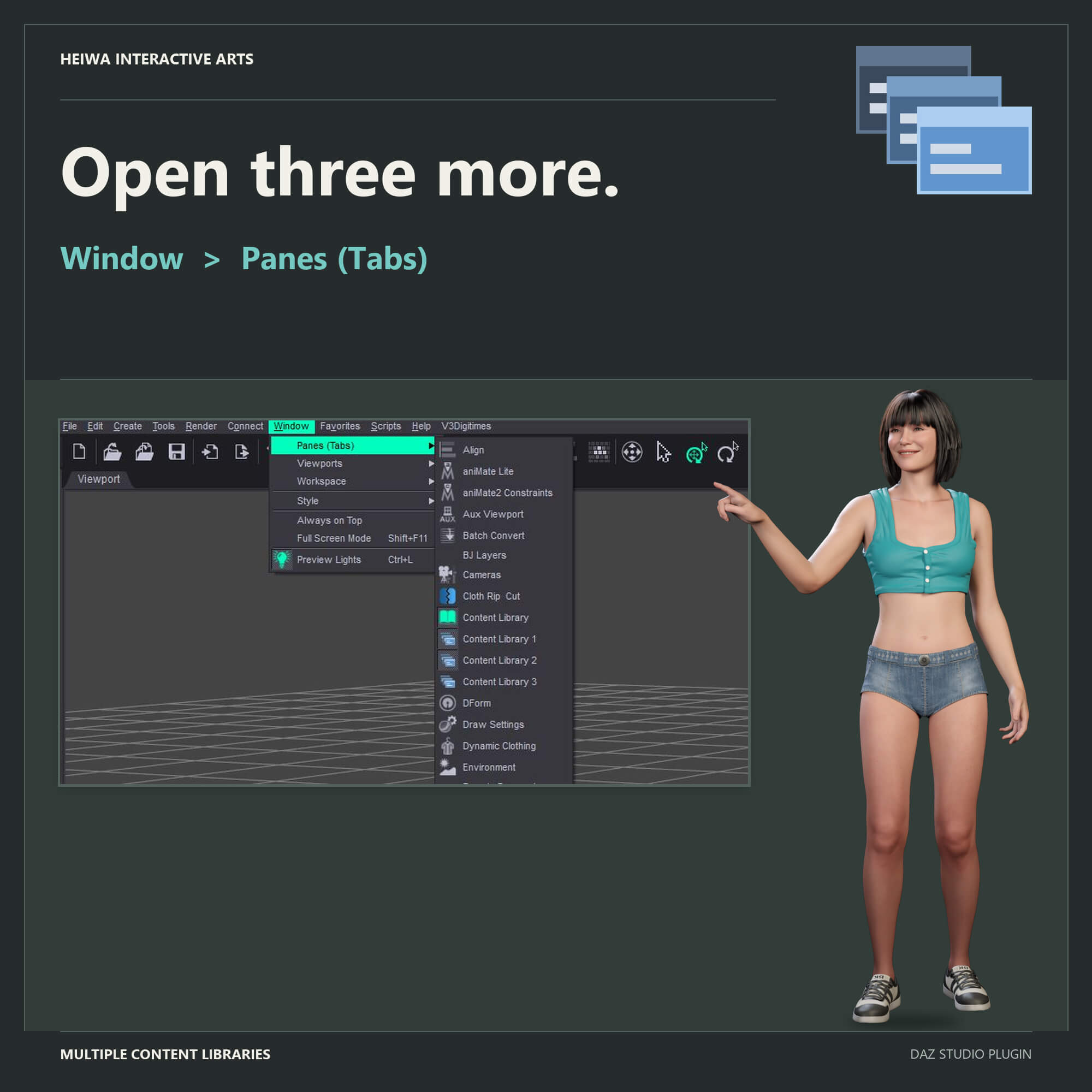 Multiple Content Libraries for Daz3D Daz Content