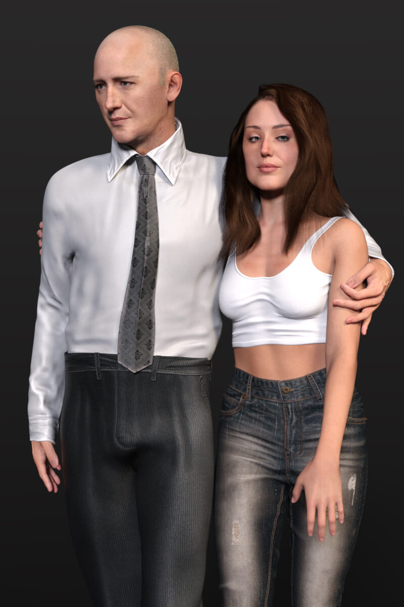Henrikas Liz for Genesis 9 - Now in My Store 3D Render, Digital Artwork by Henrika