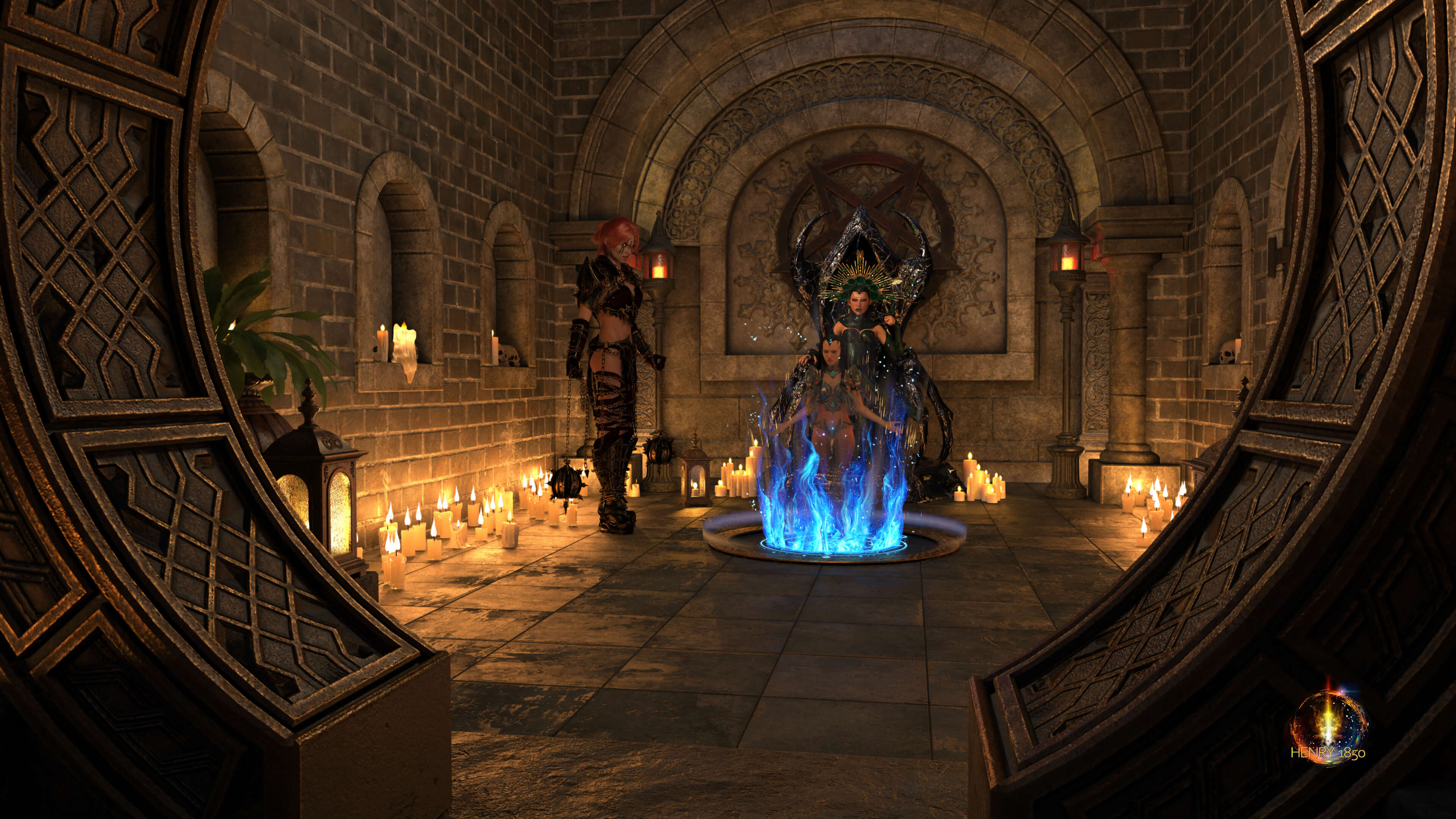 Bring This Summoner Back Here 3D Render, Digital Artwork by Henry1850