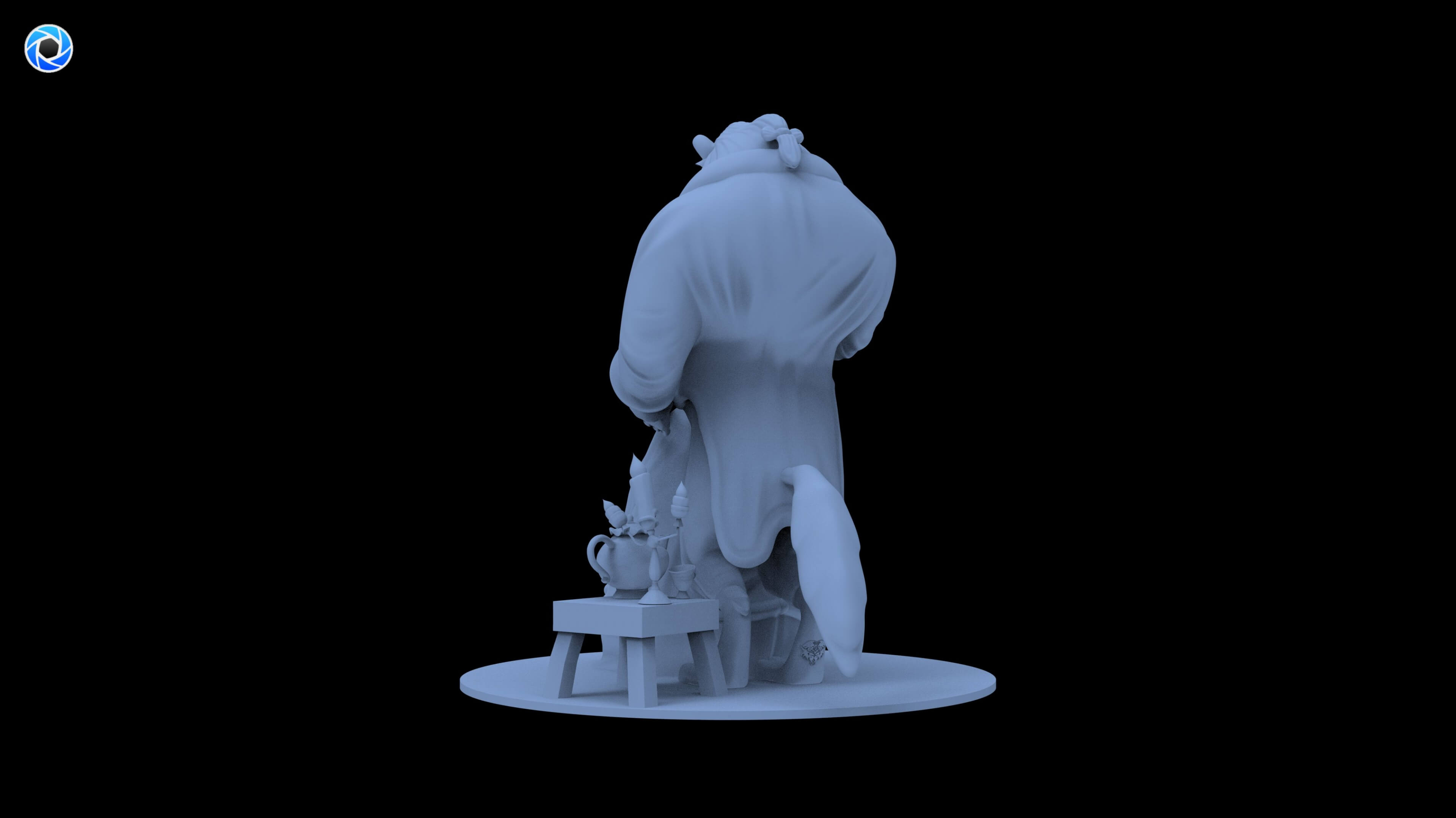 Beauty and the Beast 3D Model 3D Model