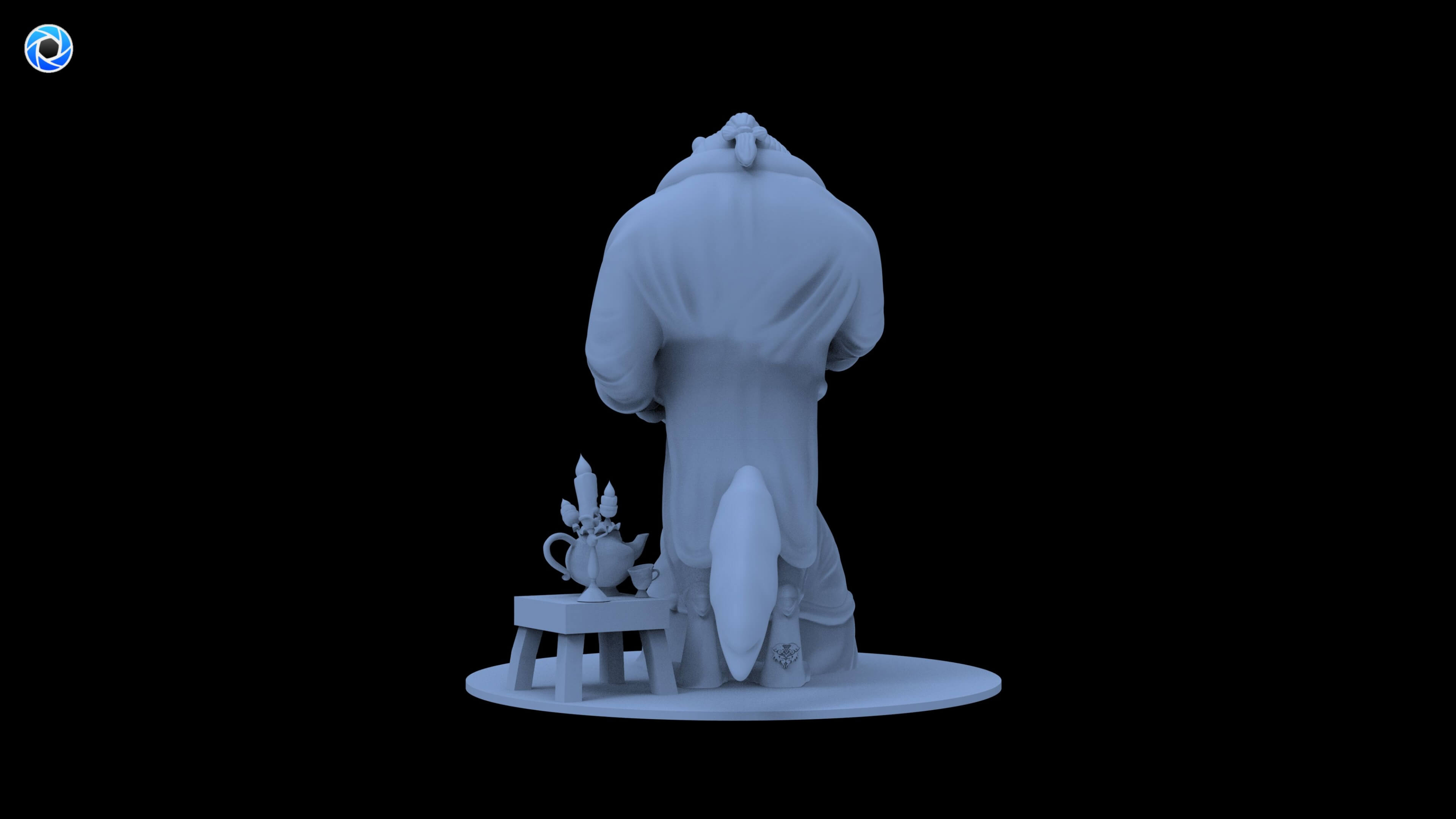 Beauty and the Beast 3D Model 3D Model