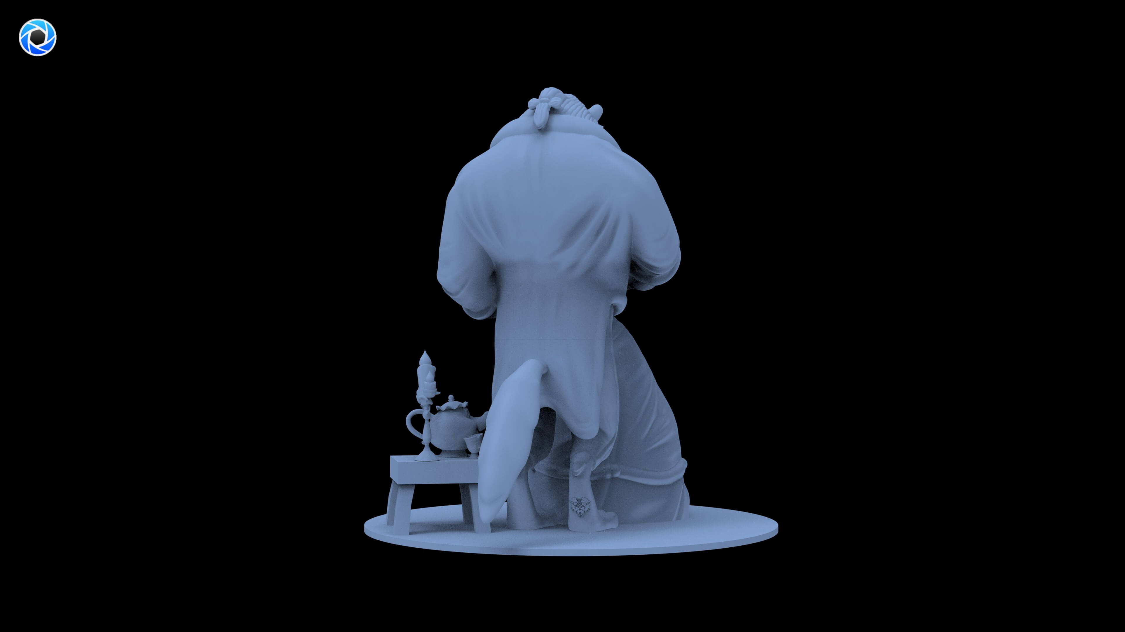 Beauty and the Beast 3D Model 3D Model