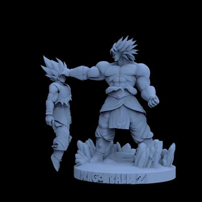 Broly vs Goku
