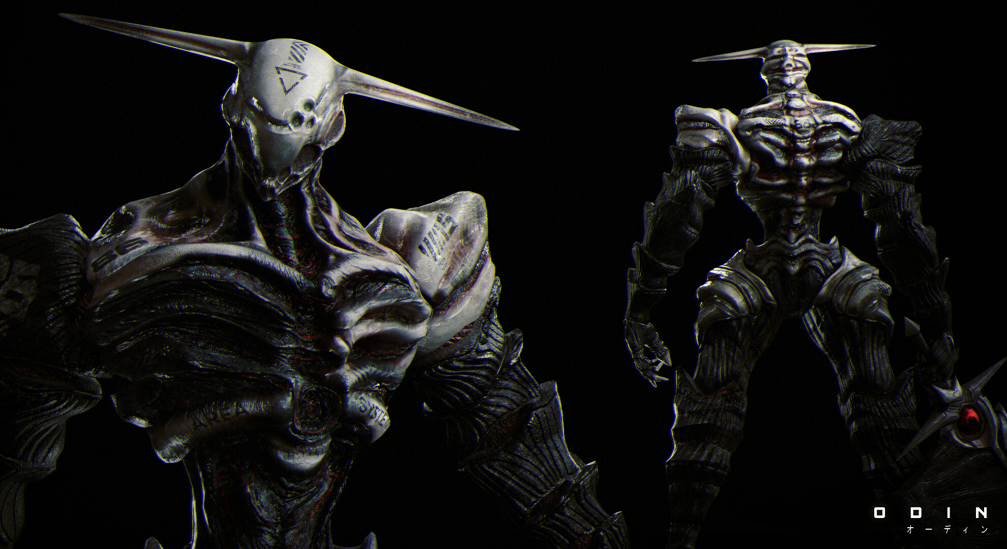 Stylized Humanoid Monsters - Odin 3D Model