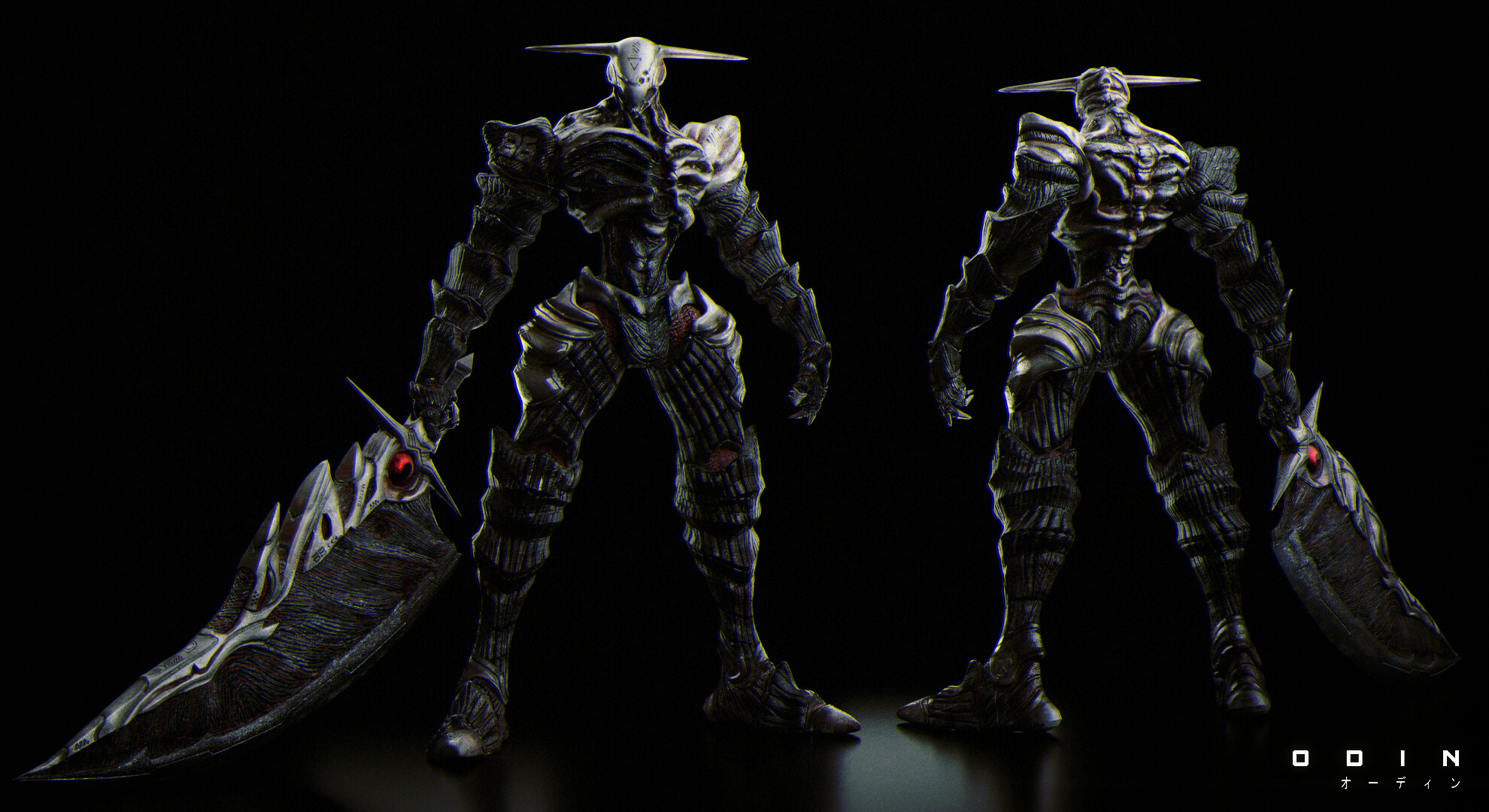 Stylized Humanoid Monsters - Odin 3D Model