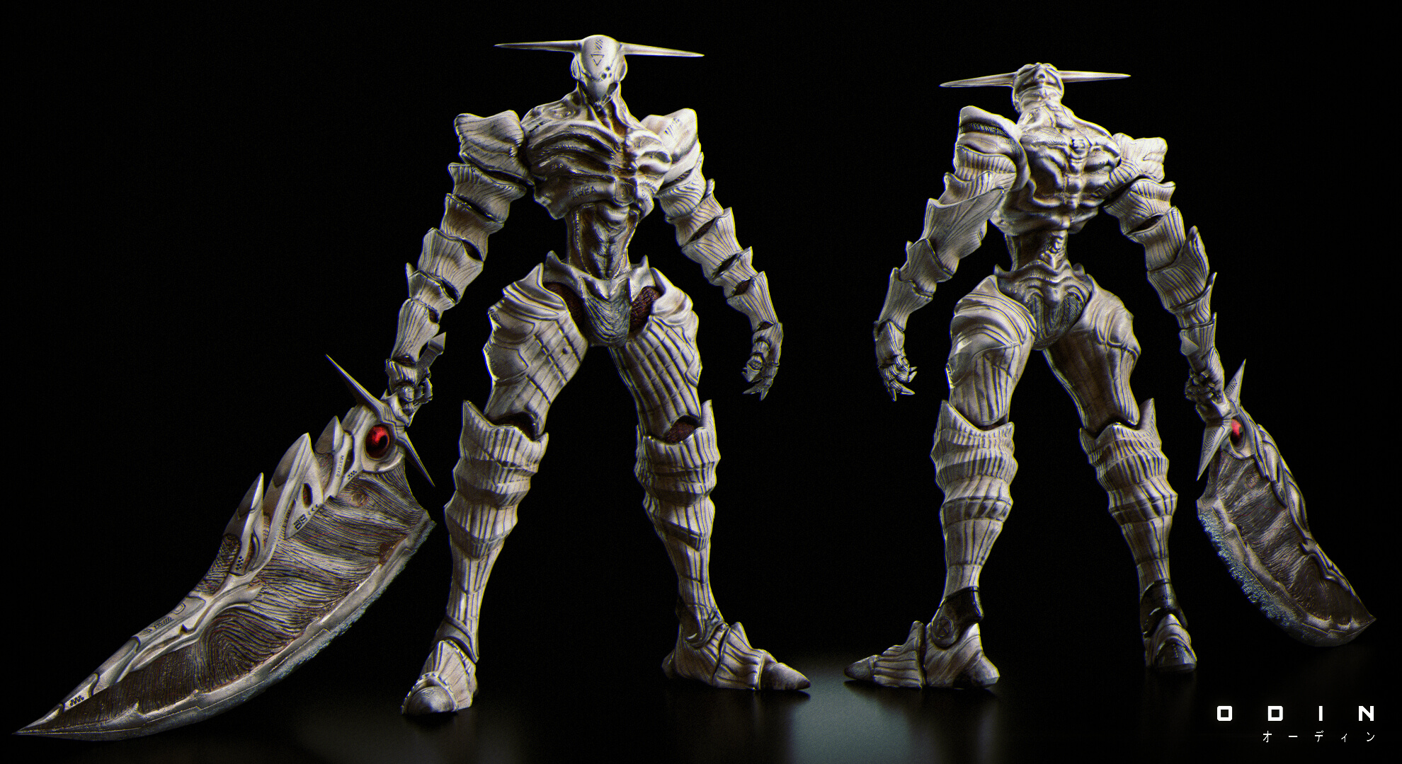 Stylized Humanoid Monsters - Odin 3D Model