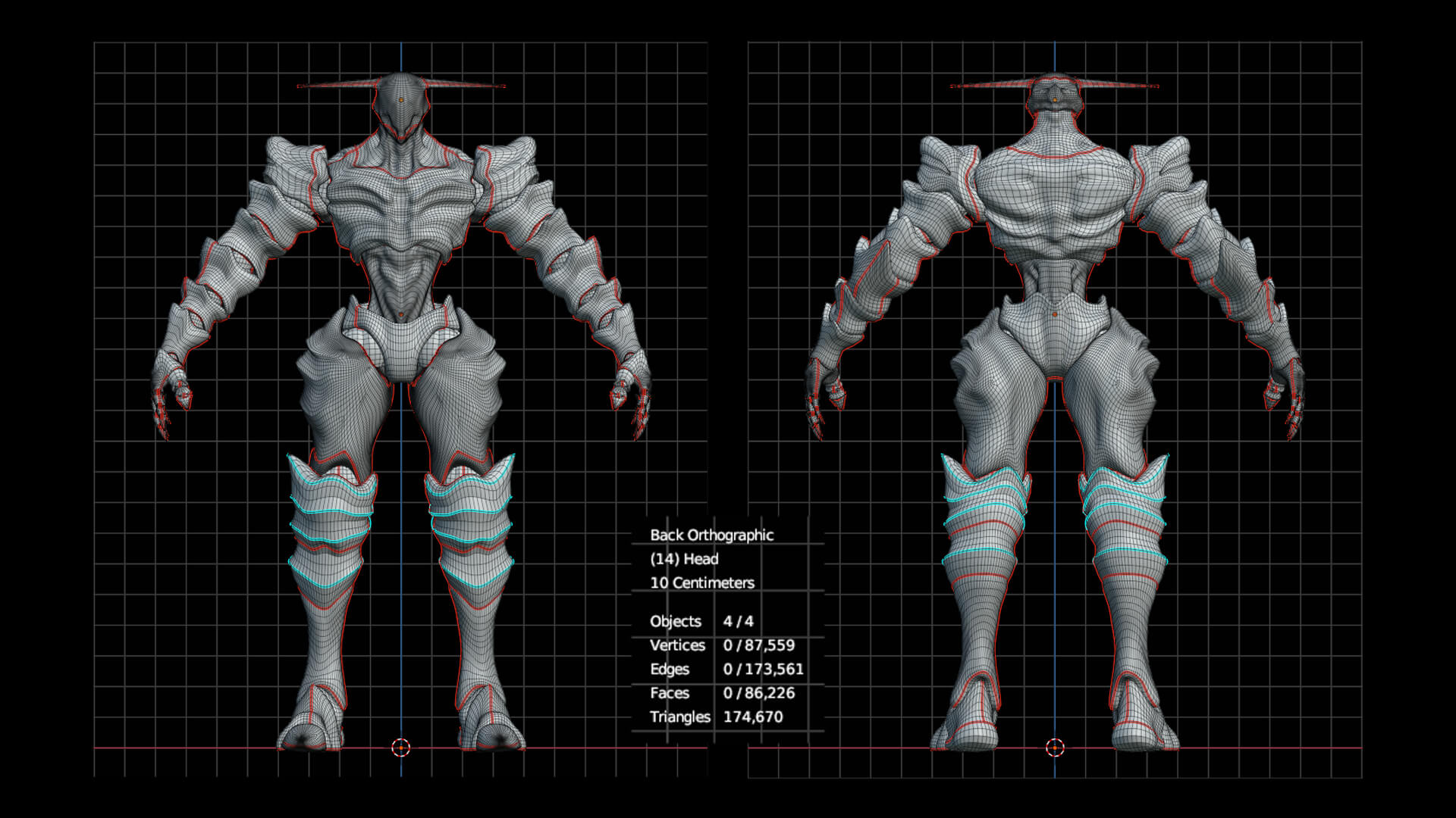 Stylized Humanoid Monsters - Odin 3D Model