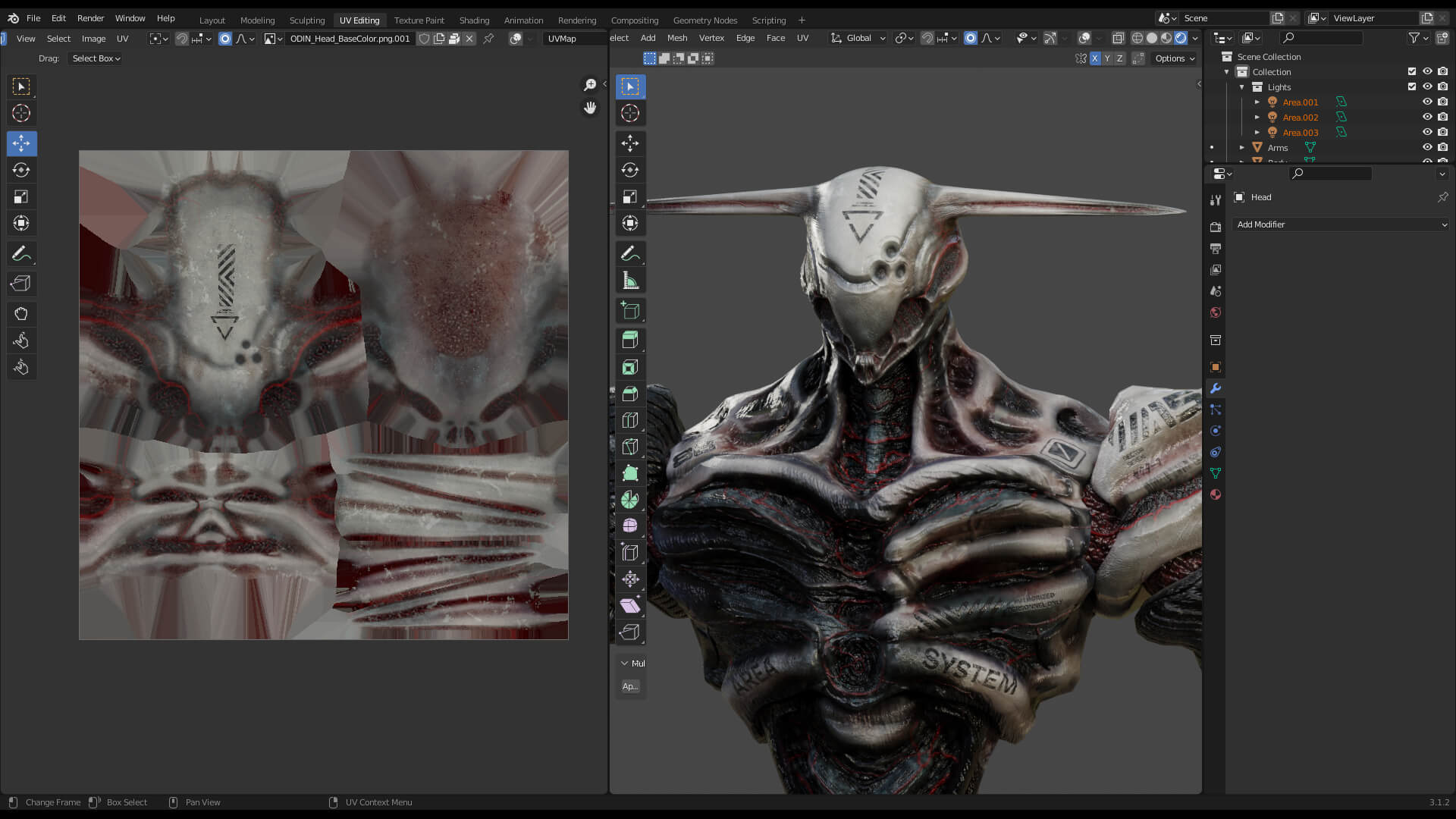 Stylized Humanoid Monsters - Odin 3D Model