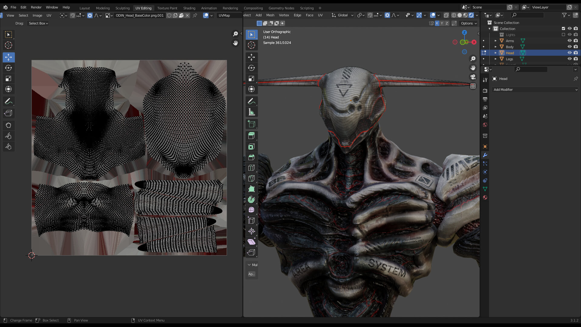 Stylized Humanoid Monsters - Odin 3D Model