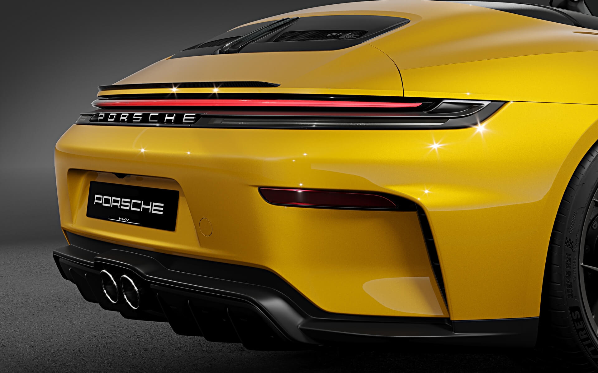 2027 Porsche 911 GT3 S/C 992 3D Model