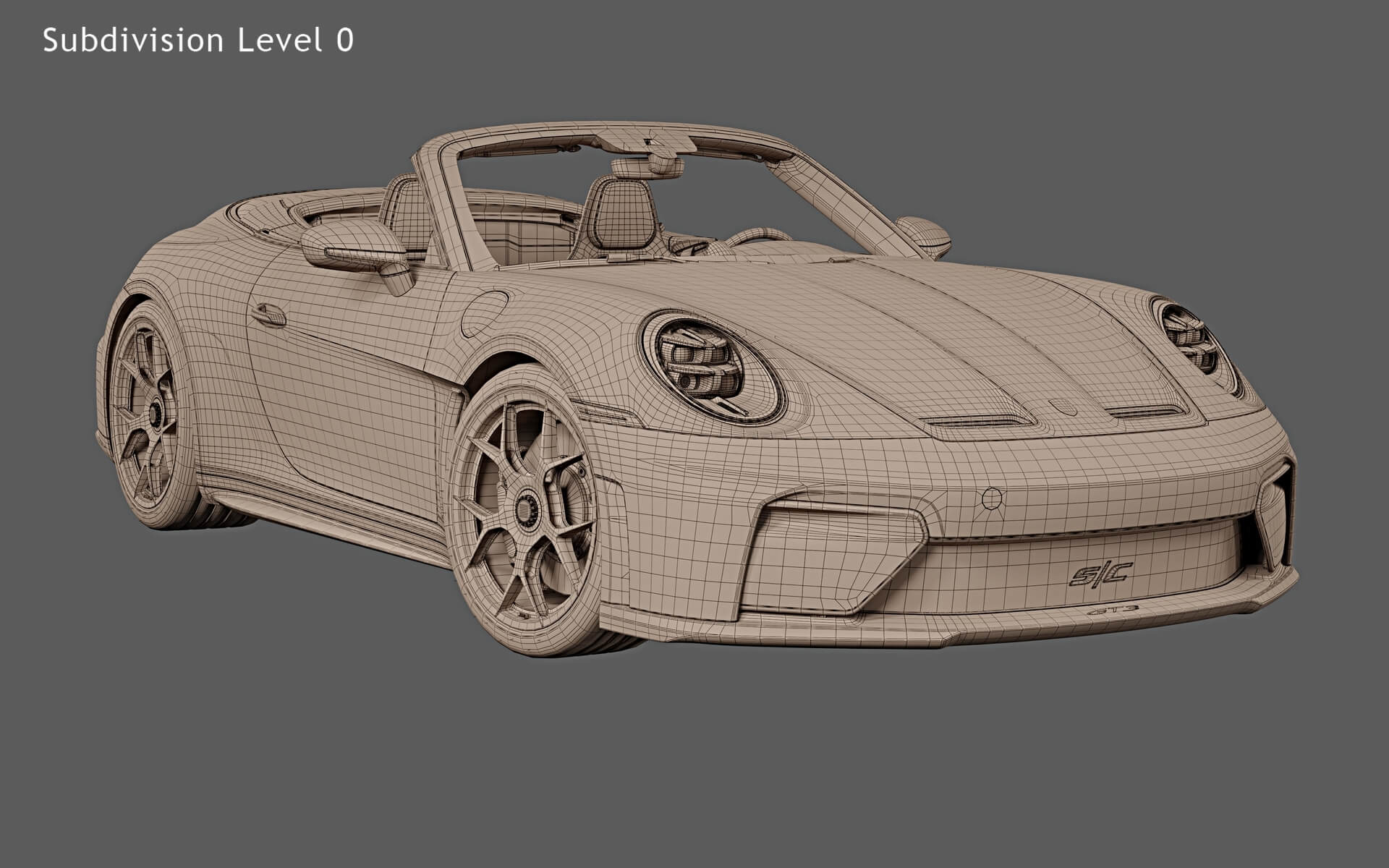 2027 Porsche 911 GT3 S/C 992 3D Model
