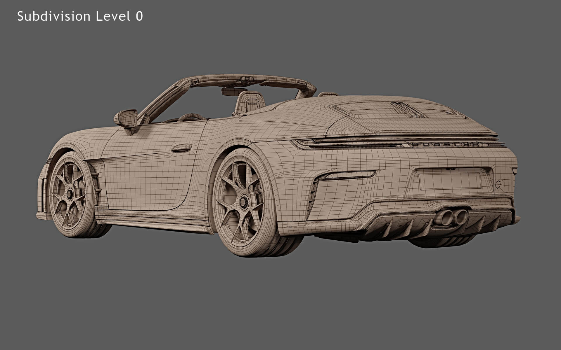 2027 Porsche 911 GT3 S/C 992 3D Model