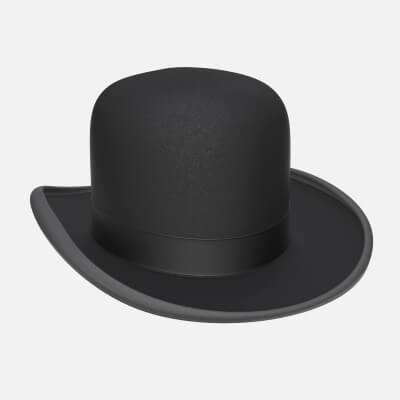 Black Bowler Hat