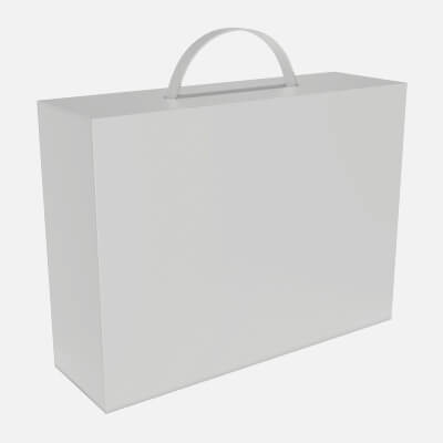 Blank Carton White Paper Package Box Mock Up