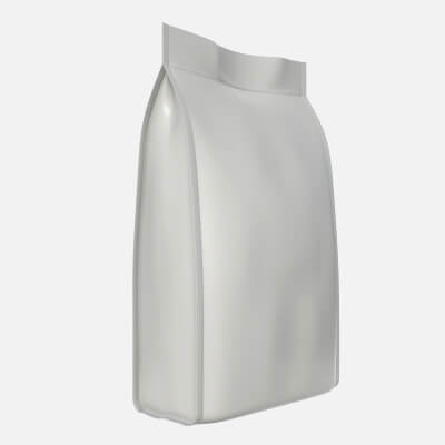 Blank Pet Food Foil Pouch Bag Mock Up 01