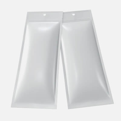 Blank Pet Food Foil Pouch Bag Mock Up 05