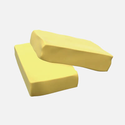 Butter Slices on Ground