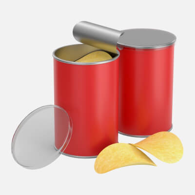 Carton Tube Packaging for Potato Chips