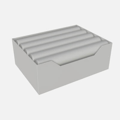 Chewing Gum Package Cylindrical Shape in Box