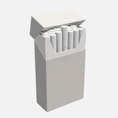 Cigarettes Slim Pack Opened