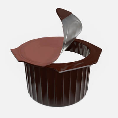 Coffee Cream Jar Opened Mock-up