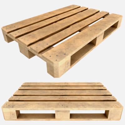 Dirty Wood Euro Pallet
