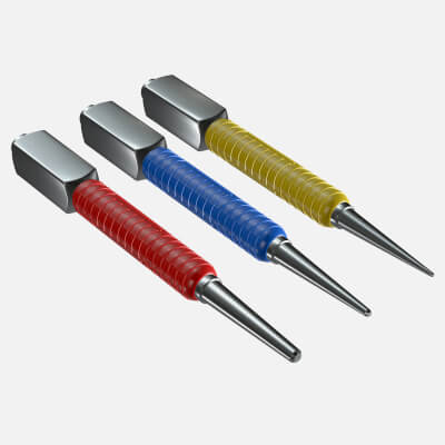 Dynagrip Nail Punch Set 3 Piece