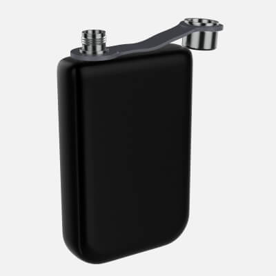 Flask Liquor Stainless Steel 08 Open