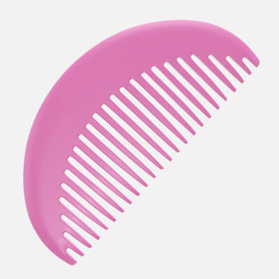 Hair Comb Plastic Type 2