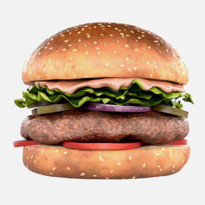 Hamburger Fast Food 02