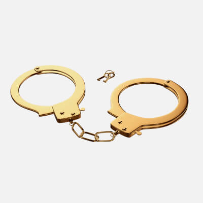 Gold Handcuffs