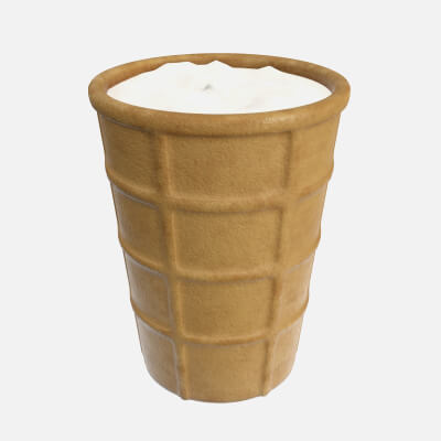 Ice Cream in Waffle Cup