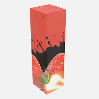 Juice Cardboard Box Packaging 1000ml Slim