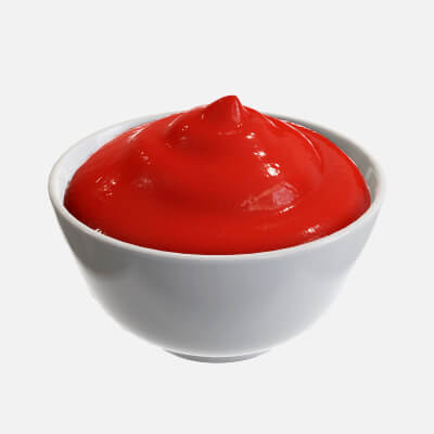 Ketchup Tomato Sauce in Bowl