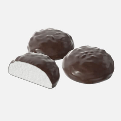 Marshmallows Covered in Chocolate