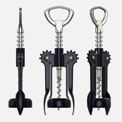 Metal Wine Bottle Opener V2