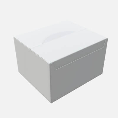 Package Blank White Closed Large Mock Up
